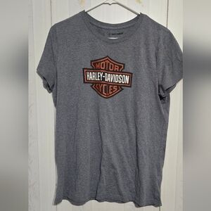 Harley-Davidson Gray Short Sleeve Tee